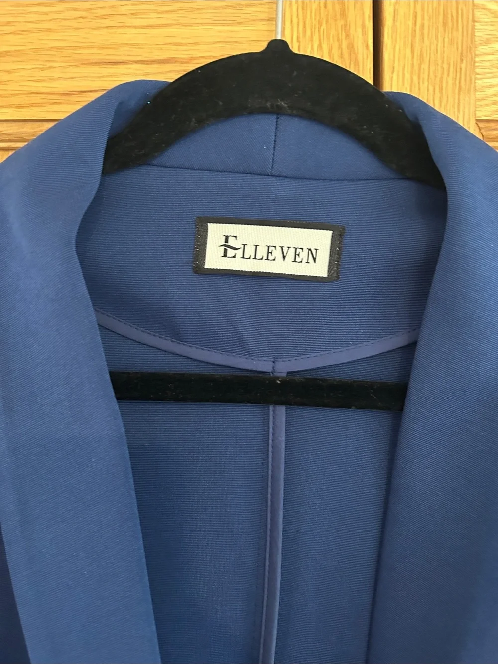 Elleven Royal Blue Single-Button Blazer for Women